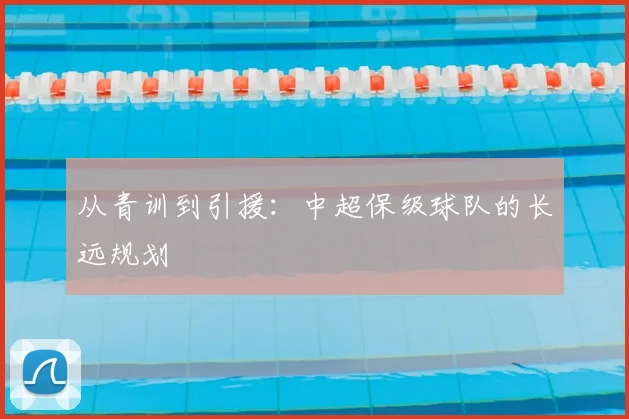 从青训到引援:中超保级球队的长远规划